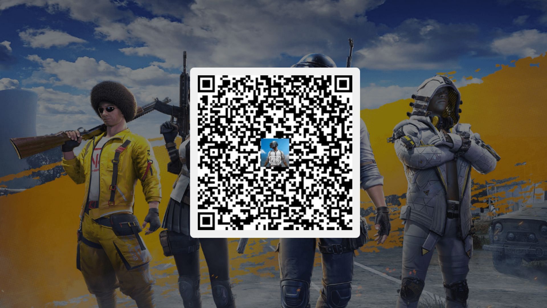 QR code to download the update (Image via Tencent Games)